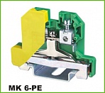 Клеммник MK6-PE (желто-зеленый земля)