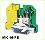 Клеммник MK16-PE (желто-зеленый земля)