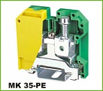 Клеммник MK35-PE (желто-зеленый земля)
