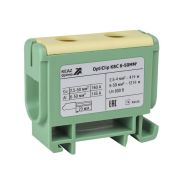 Клемма вводная силовая OptiClip КВС 6-50 желт./зел. КЭАЗ 351041