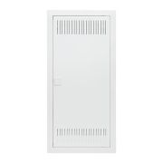 Щит комбинированный встраив. Nova 2 DIN-рейки + 2 монтаж. платы 4 габарит IP41 с метал. перфорированной дверью EKF nv-cb-pmd-2+2