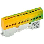 Шина PE «земля» изол на универс. держ. 6х9-12-ЖЗ TEKFOR IEK TF-NN10-12-KL-K52