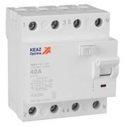 Выключатель дифференциального тока (УЗО) без защиты от сверхтоков 4П 40А 300мА AC 4,5кА OptiDin DM63-4440-AC-4,5-УХЛ4