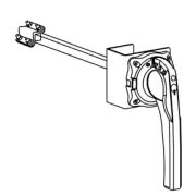ВЫНОСНАЯ СТАНДАРТНАЯ ЧЁРНАЯ ПОВОРОТНАЯ РУКОЯТКА ДЛЯ ФРОНТАЛЬНОЙ УСТАНОВКИ НА SD630-1250