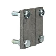 Зажим полоса 40 - прут 10 3 пластины 70x70мм HZ PROxima