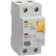 Выключатель дифференциальный (УЗО) KARAT ВД3-63 2P 63А 300мА 6кА тип AC