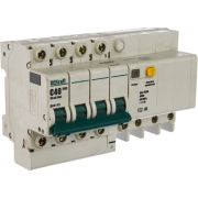 Выключатель автоматический дифференциальный (Автоматический выключатель дифференциального тока АВДТ) 4п 40А 30мА тип AC С 4.5кА ДИФ-101
