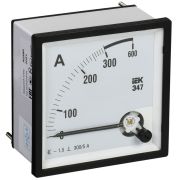 Амперметр Э47 300/5А 72х72 AC включение через трансформатор 1.5 класс точности