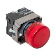 Лампа сигнальная BV64 красная с подсветкой