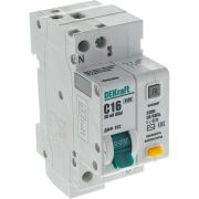 Выключатель автоматический дифференциальный (Автоматический выключатель дифференциального тока АВДТ) 1п+N 16А 30мА тип AC С 4.5кА ДИФ-102