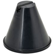 Держатель проводника круглого 8-10 мм для плоской кровли h 100 мм пластик с бет