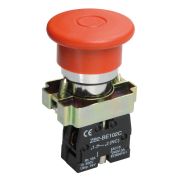 Кнопка управления LAY5-BT42 /Грибок/ аварийная с фиксацией