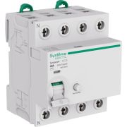 Выключатель дифференциального тока (ВДТ) 40A 4P 30мА Тип-AC 400В Systeme9