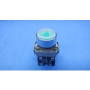 Кнопка LA167-BAF35 d=22мм 1з+1р зеленая