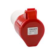 Розетка кабельная 215 16А 380AC 3P+PE+N 6ч IP44 КЭАЗ 222751