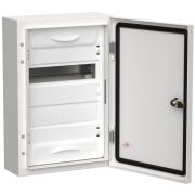 Корпус металлический ЩРн-24 (1х24) 460х310х140 IP54 бел. (одна дверь) TITAN 5 IEK TI5-50-N-024-54