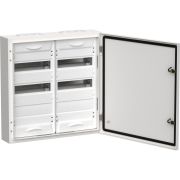 Корпус металлический ЩРн-72 (2х36) 585х570х140 IP54 бел. (одна дверь) TITAN 5 IEK TI5-50-N-2X036-54