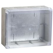 Коробка распаячная ОП 240х195х90 IP55 КМ41346 прозр. крыш. монт. плата IEK UKO10-240-195-090-K53-55