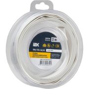 Трубка термоусадочная ТТУ нг-LS 12/6 бел. (уп.2м) IEK UDR12-012-006-002-K01-T